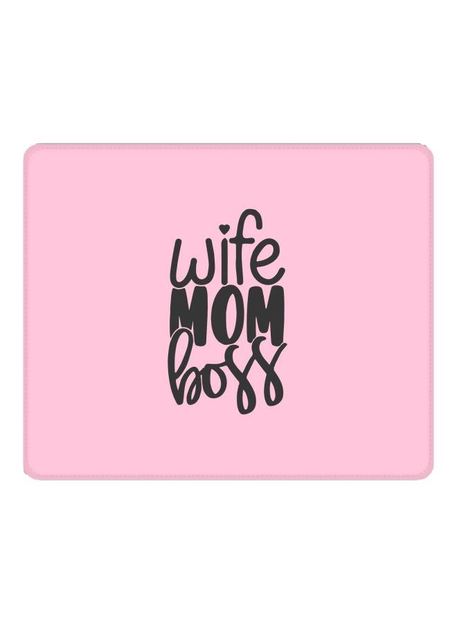 Stylizedd Wife Mom Boss Printed Gaming Mouepad  - Image 1