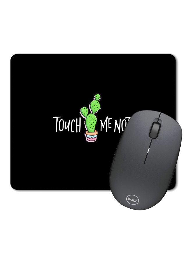 Stylizedd Touch Me Not Printed Gaming Mousepad Black/Green/White - Image 2