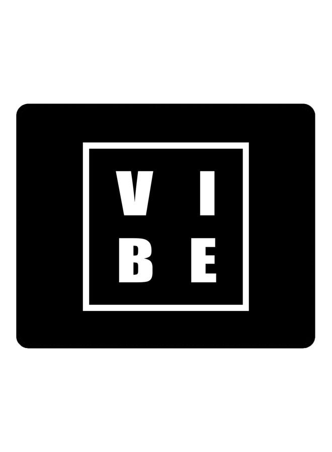 Stylizedd Vibe Printed Gaming Mousepad Black/White - Image 1