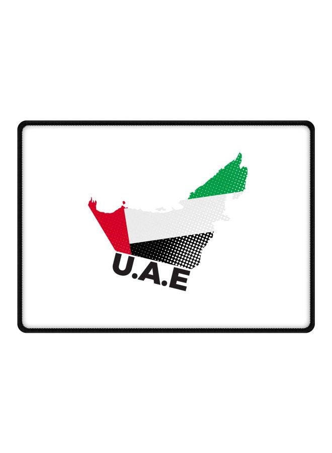 Stylizedd UAE Map Printed Gaming Mousepad White/Red/Green  - Image 1