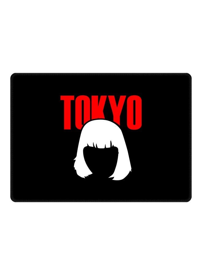 Stylizedd Tokyo Printed Gaming Mousepad Black/Red/White - Image 1