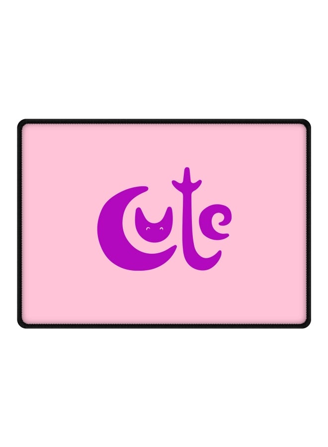 Stylizedd Cute Printed Gaming Mousepad Pink/Purple - Image 1