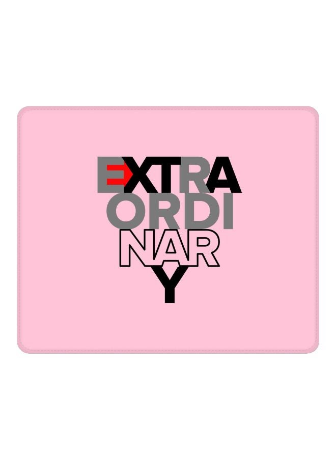 Stylizedd Extraordinary Printed Gaming Mousepad Pink/Black/Red - Image 1