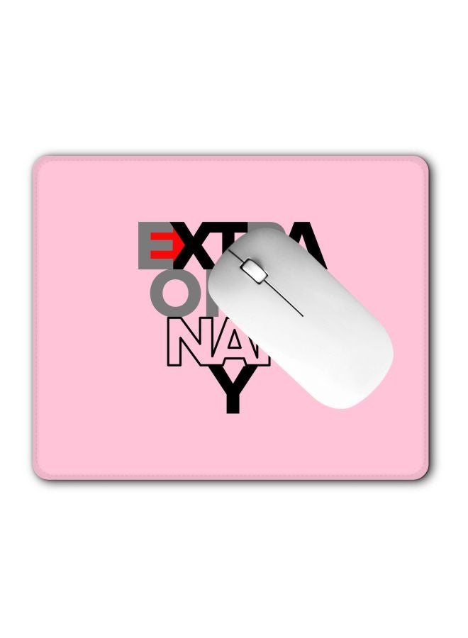 Stylizedd Extraordinary Printed Gaming Mousepad Pink/Black/Red - Image 2