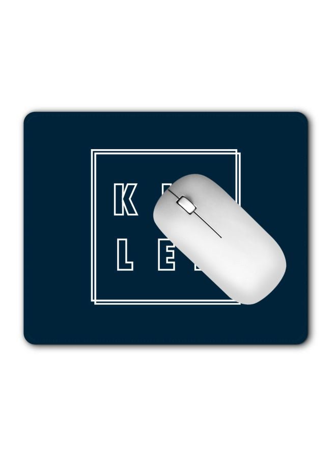 Stylizedd Killer Outline Printed Gaming Mousepad Blue/White  - Image 2