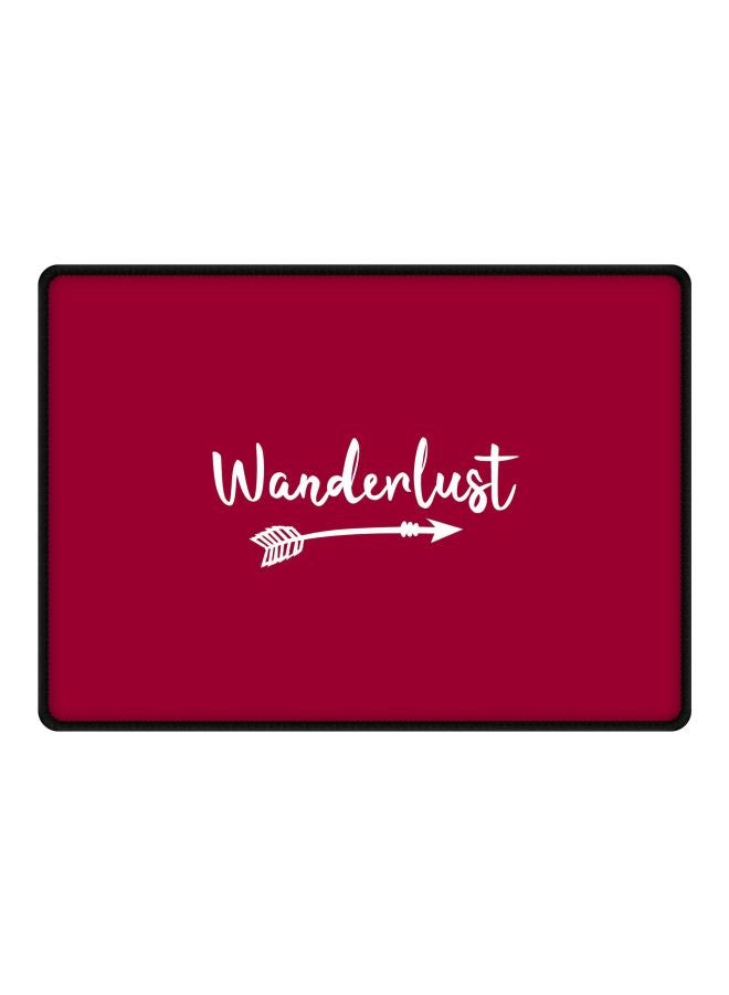 Stylizedd Wanderlust Printed Gaming Mousepad Red/White  - Image 1