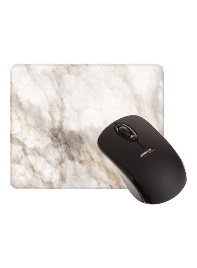 Stylizedd Marble Printed Gaming Mousepad Beige/Grey - Image 2