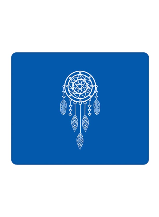 Stylizedd Dream Catcher Printed Gaming Mousepad Blue/White - Image 1