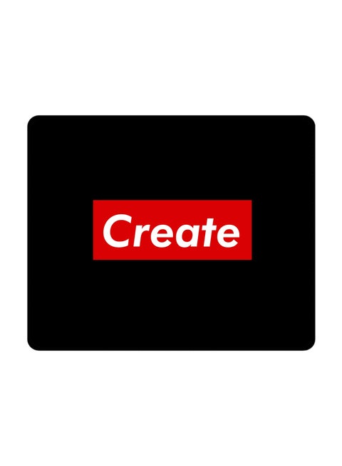 Create Printed Gaming Mousepad Black/Red