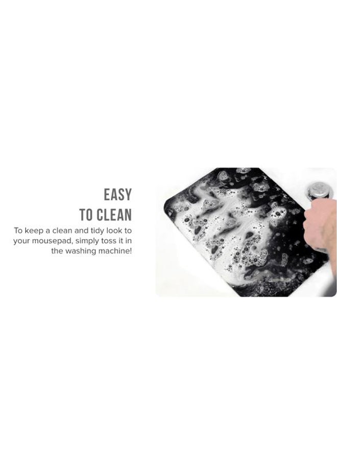 Stylizedd Life Is Better With Cats Printed Gaming Mousepad Pink/Black - Image 2