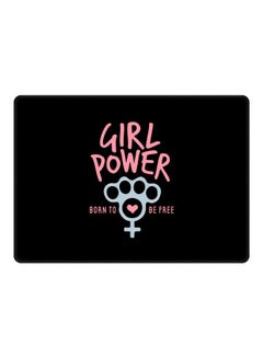 Stylizedd Girl Power Printed Gaming Mousepad Black/Pink/Grey  - Image 1
