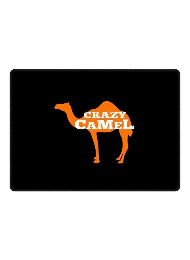 Stylizedd Crazy Camel Printed Gaming Mousepad Black/Orange/White - Image 1