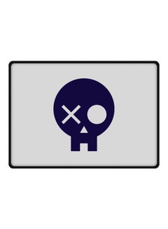 Stylizedd Skull Patch Printed Gaming Mousepad Grey/Blue  - Image 1