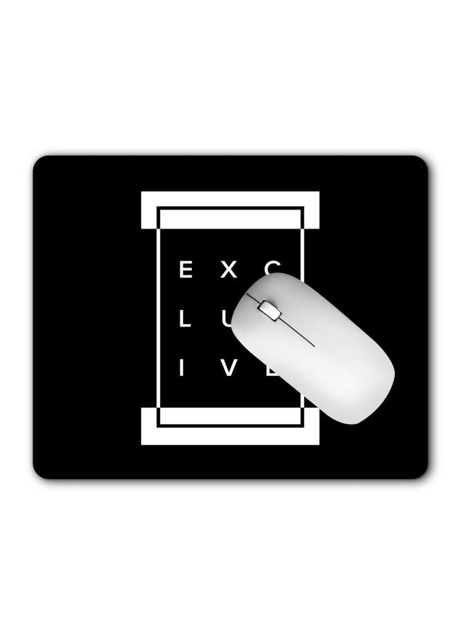 Stylizedd Exclusive Printed Gaming Mousepad Black/White - Image 2