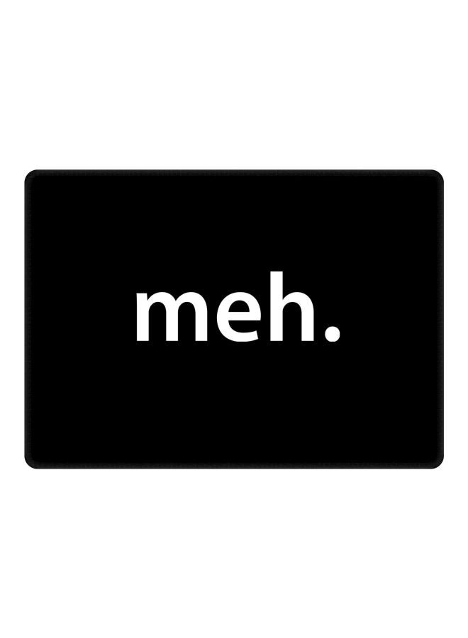 Stylizedd Meh Printed Gaming Mousepad Black/White - Image 1