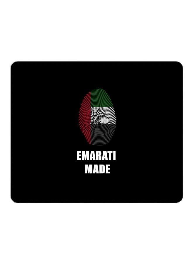 Stylizedd Emarati Made Printed Gaming Mousepad Black/White  - Image 1