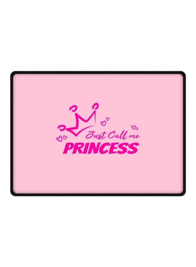 Stylizedd Just Call Me Princess Printed Gaming Mousepad Pink  - Image 1