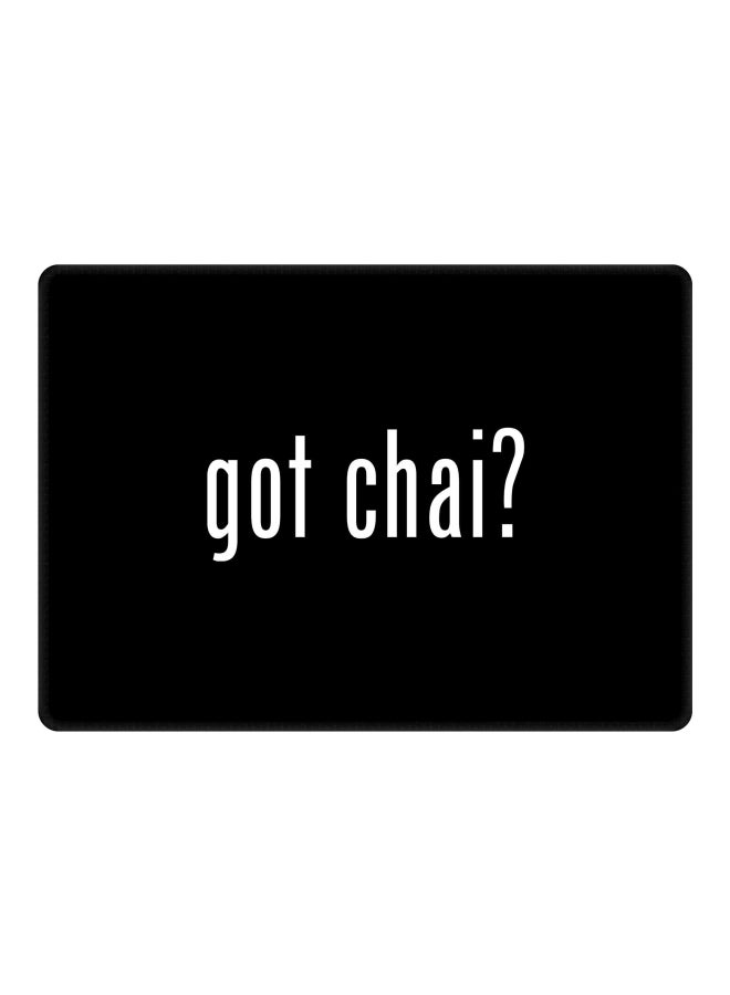 Stylizedd Got Chai Printed Gaming Mousepad Black/White - Image 1