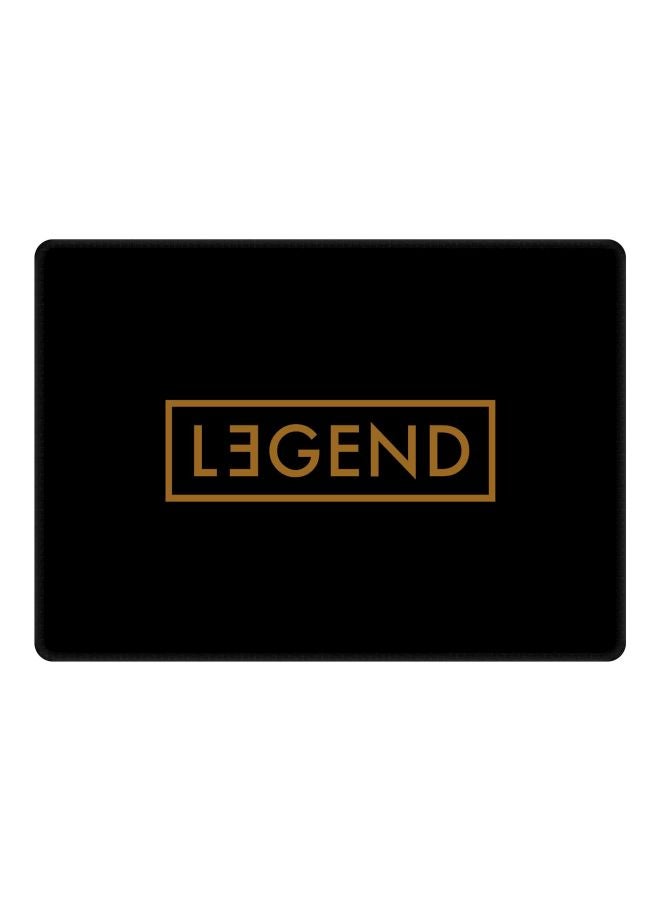 Stylizedd Designer Printed Gaming Mousepad Black/Brown - Image 1