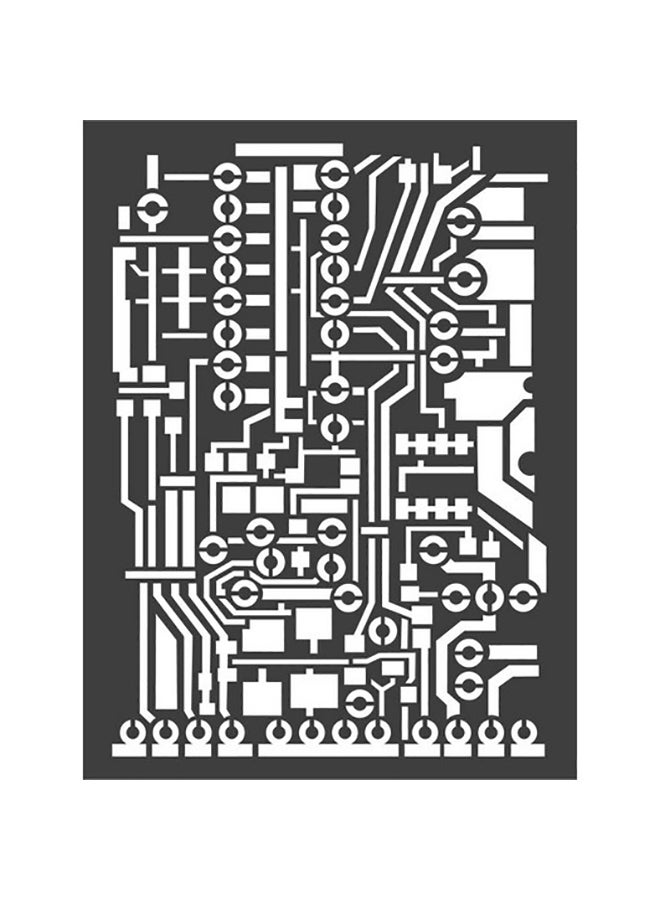 ستامبيريا قالب رسم ميكسد ميديا أسود/ أبيض