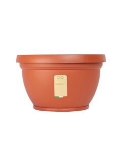 Lipari Plus Plant Pot Brown 30x30x18cm - v1600443766/N40501163A_1