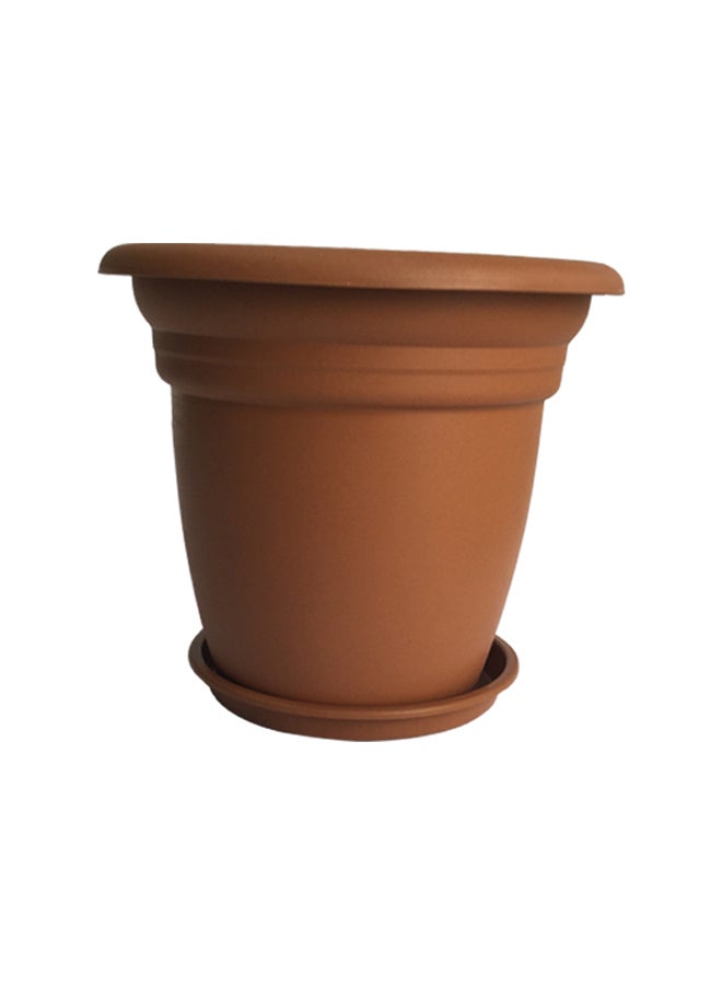 أيدل Terme Plastic Pot Color Terracotta 21cm - Image 1