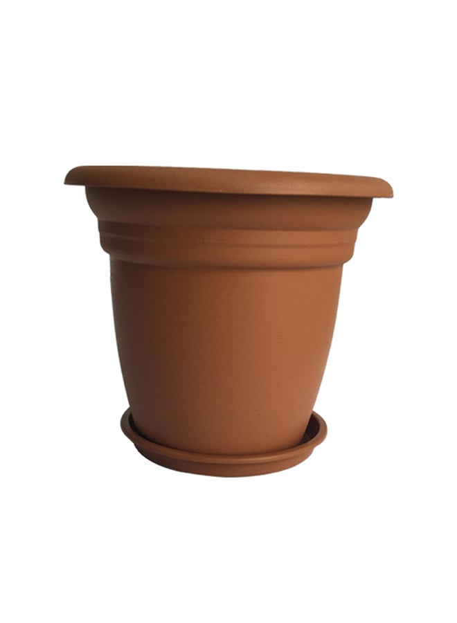 IDEL Terme Plastic Pot Color Terracotta 27cm - Image 1
