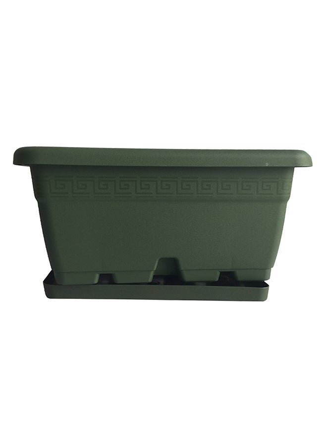 IDEL Volterra Plant Pot Green 45x25x21cm - Image 1