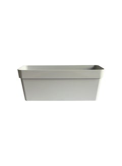 Classic Square Shaped Plant Pot Grey 50x17x20cm