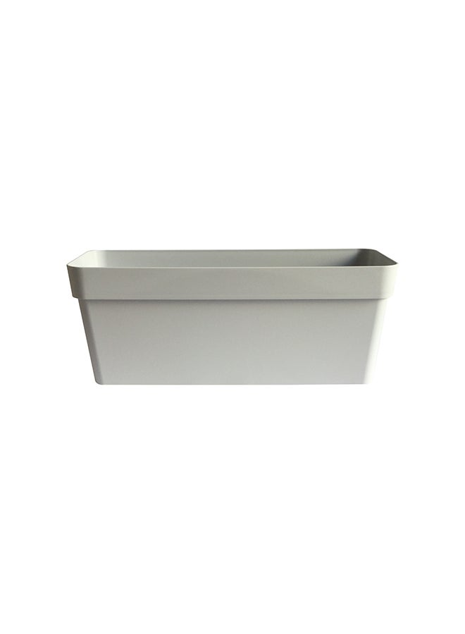 IDEL - Classic Square Shaped Plant Pot Grey 50x17x20cm - Image 1