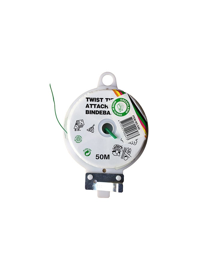 GREENLAWN Twist Tie Attach Cutter White/Green 50meter - Image 1
