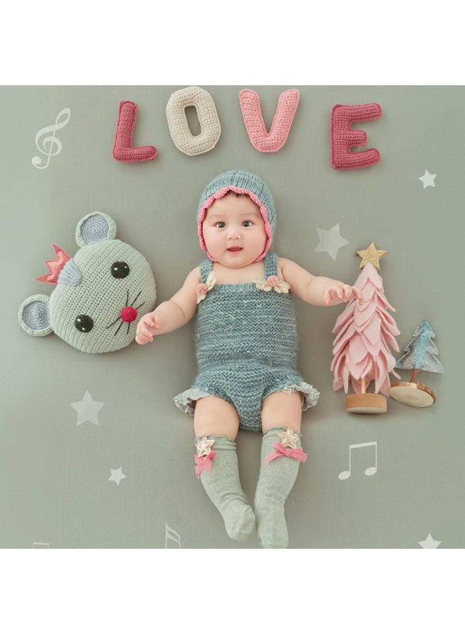Beauenty Set Of Mouse Baby Photography Theme Clothing Props 50cm  - Image 2