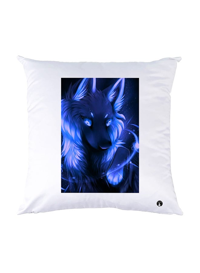 بي بي وسادة نوم مزينة بطبعات أبيض 30x30سم