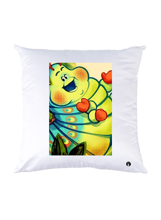 BP Printed Pillow White 30x30cm