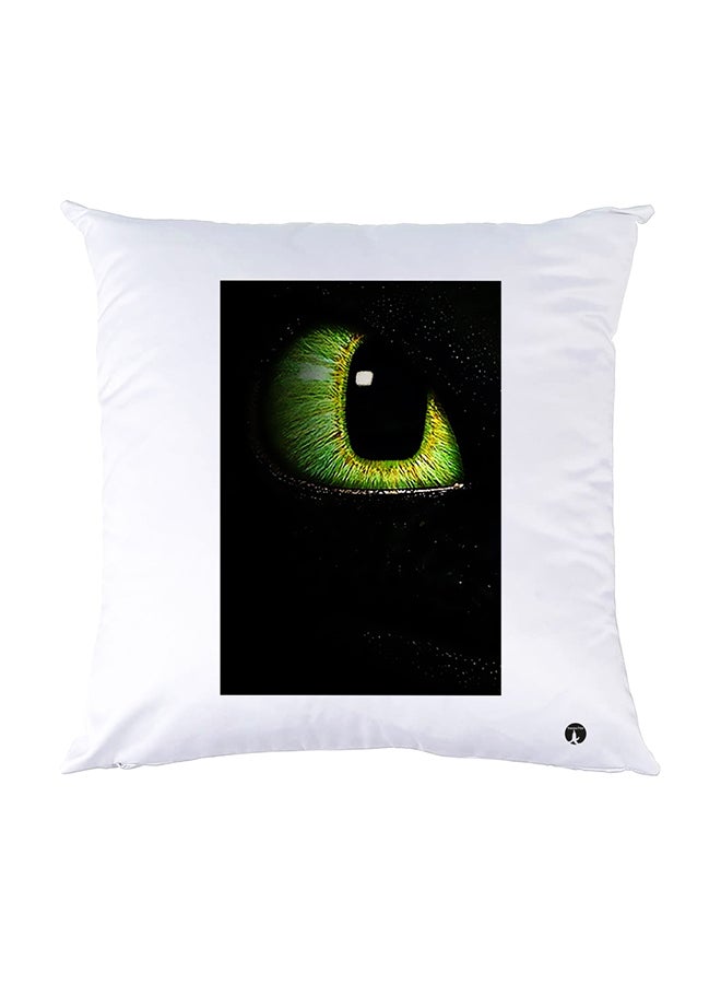 بي بي وسادة نوم مزينة بطبعات أبيض 30x30سم