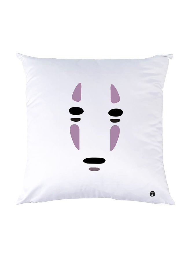 بي بي وسادة نوم مزينة بطبعات أبيض 30x30سم