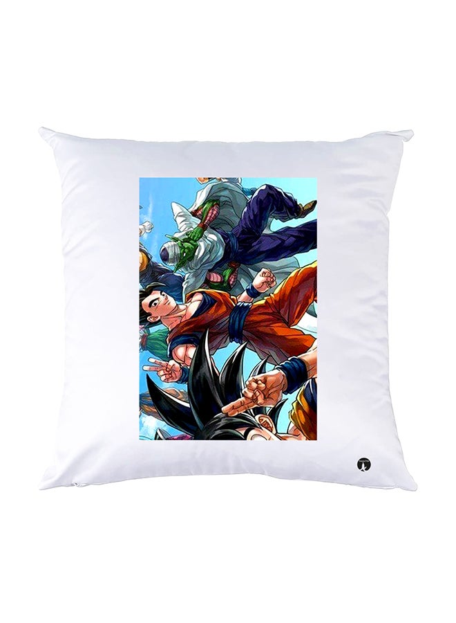 بي بي وسادة نوم مزينة بطبعات أبيض 30x30سم