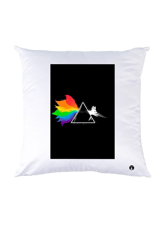BP Printed Pillow White 30x30cm