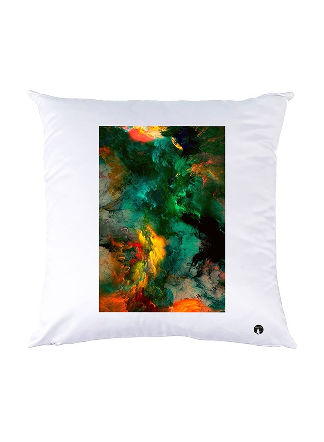 BP Printed Pillow White 30x30cm