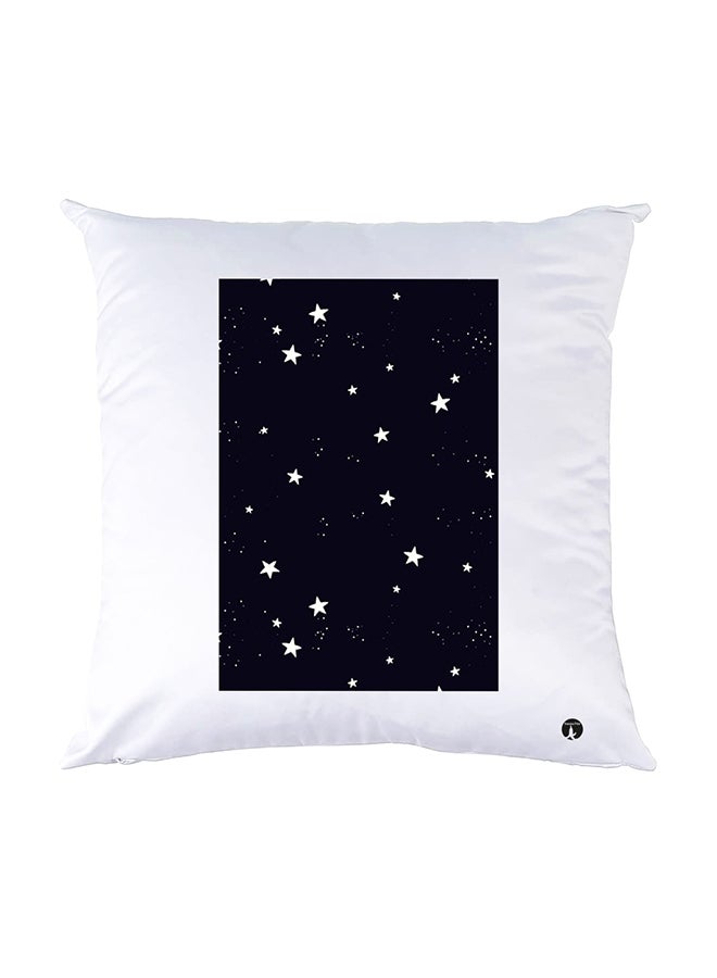 بي بي وسادة نوم مزينة بطبعات أبيض 30x30سم