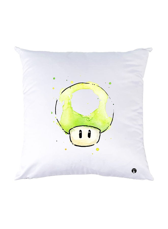 BP Printed Pillow White 30x30cm