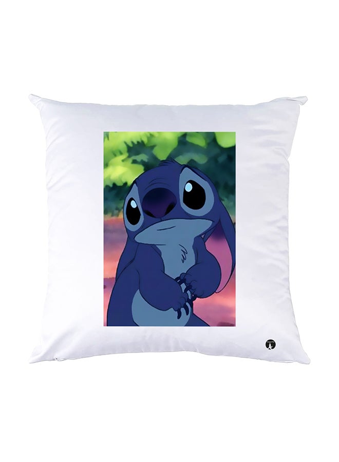 BP Printed Pillow White 30x30cm