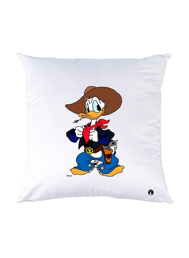 BP Printed Pillow White 30x30cm