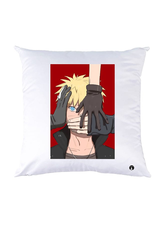 بي بي وسادة نوم مزينة بطبعات أبيض 30x30سم