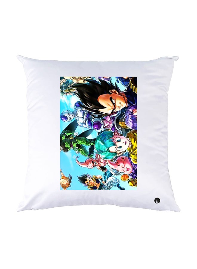 بي بي وسادة نوم مزينة بطبعات أبيض 30x30سم