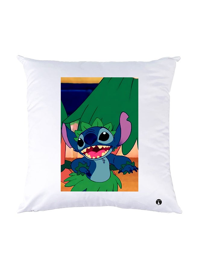 BP Printed Pillow White 30x30cm