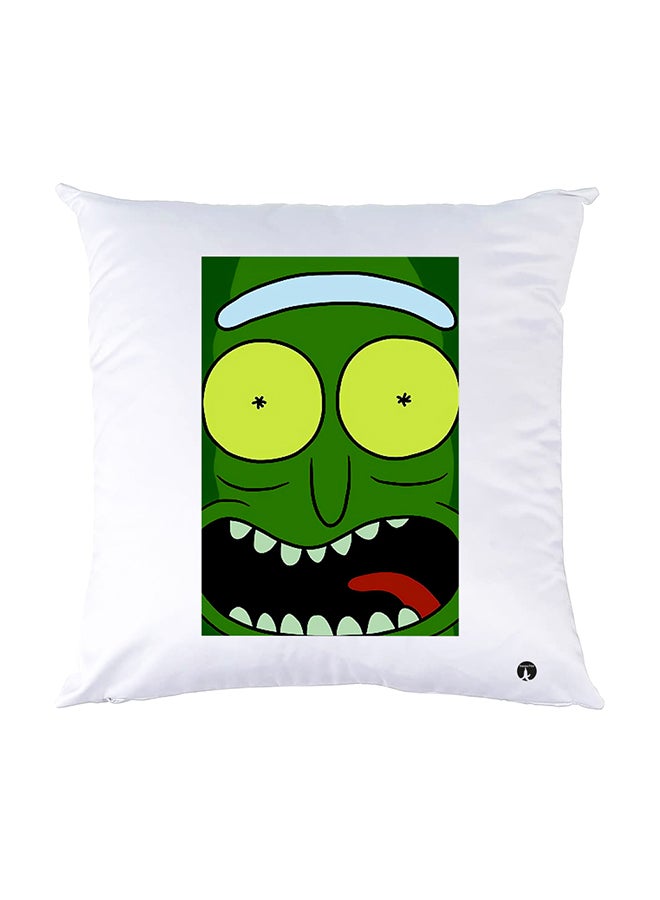 بي بي وسادة نوم مزينة بطبعات أبيض 30x30سم