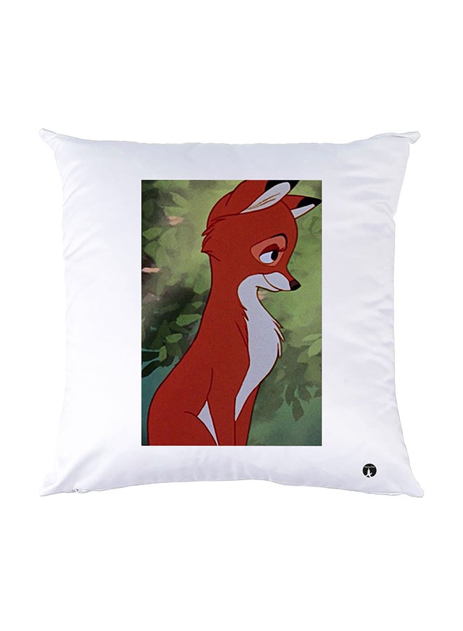 بي بي وسادة نوم مزينة بطبعات أبيض 30x30سم