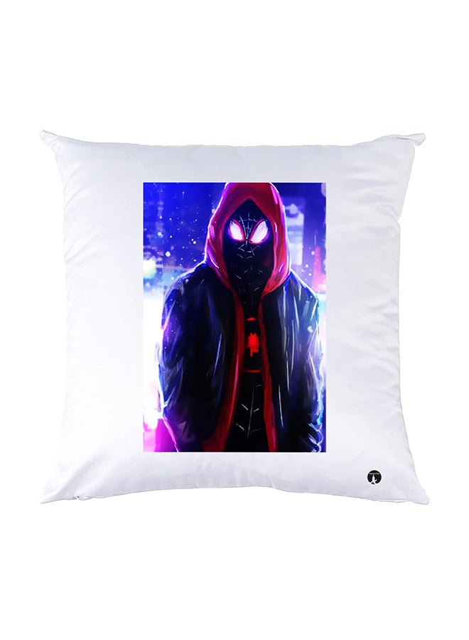 بي بي وسادة نوم مزينة بطبعات أبيض 30x30سم