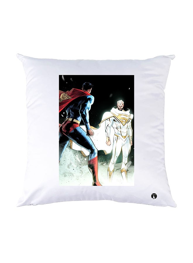 بي بي وسادة نوم مزينة بطبعات أبيض 30x30سم